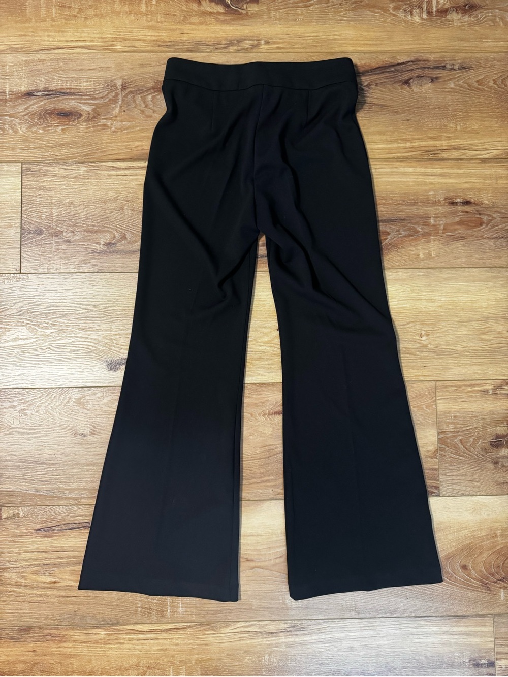 DKNY Black Wide-Leg High-Rise Pants - Picture 3 of 3